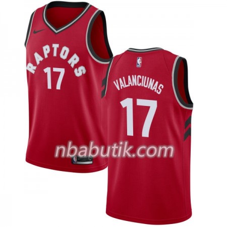 NBA Mænd Trøje Toronto Raptors Jonas Valanciunas 17 Nike 2017-18 Rød Swingman NBA Mænd Trøje Toronto Raptors Jonas Valanciunas 17 Nike 2017-18 Rød Swingman
